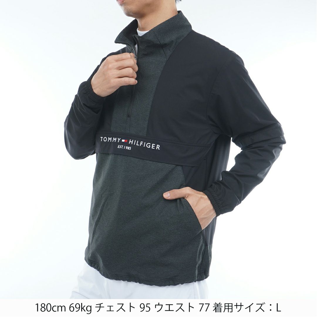 トミー ヒルフィガー ゴルフ Tommy Hilfiger Golf メンズ メンズ 袖脱着 アノラックジャケット THMA550 詳細5