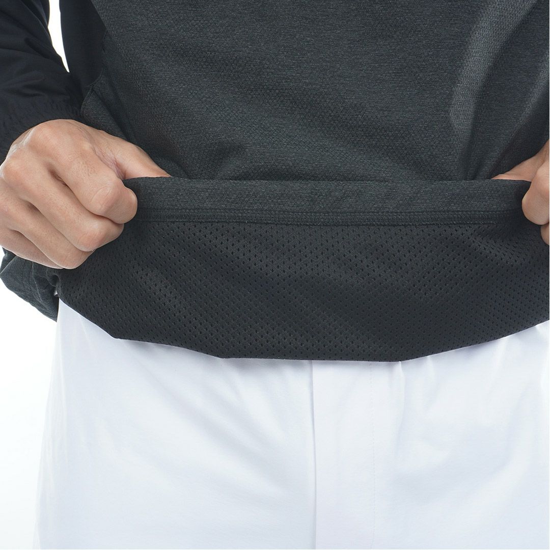 [トミーヒルフィガー]メンズ 袖脱着 アノラックジャケット　ブラック