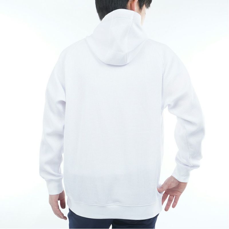 [トミーヒルフィガー]メンズ フロントロゴ スウェットフーディ-　ホワイト