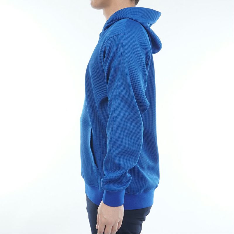 [トミーヒルフィガー]メンズ フロントロゴ スウェットフーディ-　ブルー