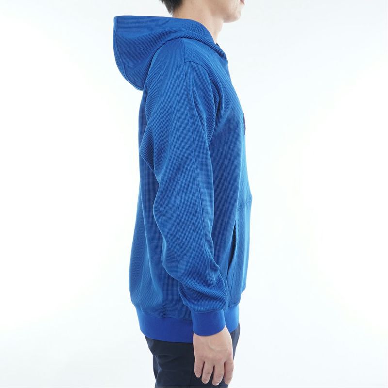 [トミーヒルフィガー]メンズ フロントロゴ スウェットフーディ-　ブルー