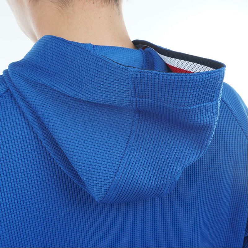 [トミーヒルフィガー]メンズ フロントロゴ スウェットフーディ-　ブルー