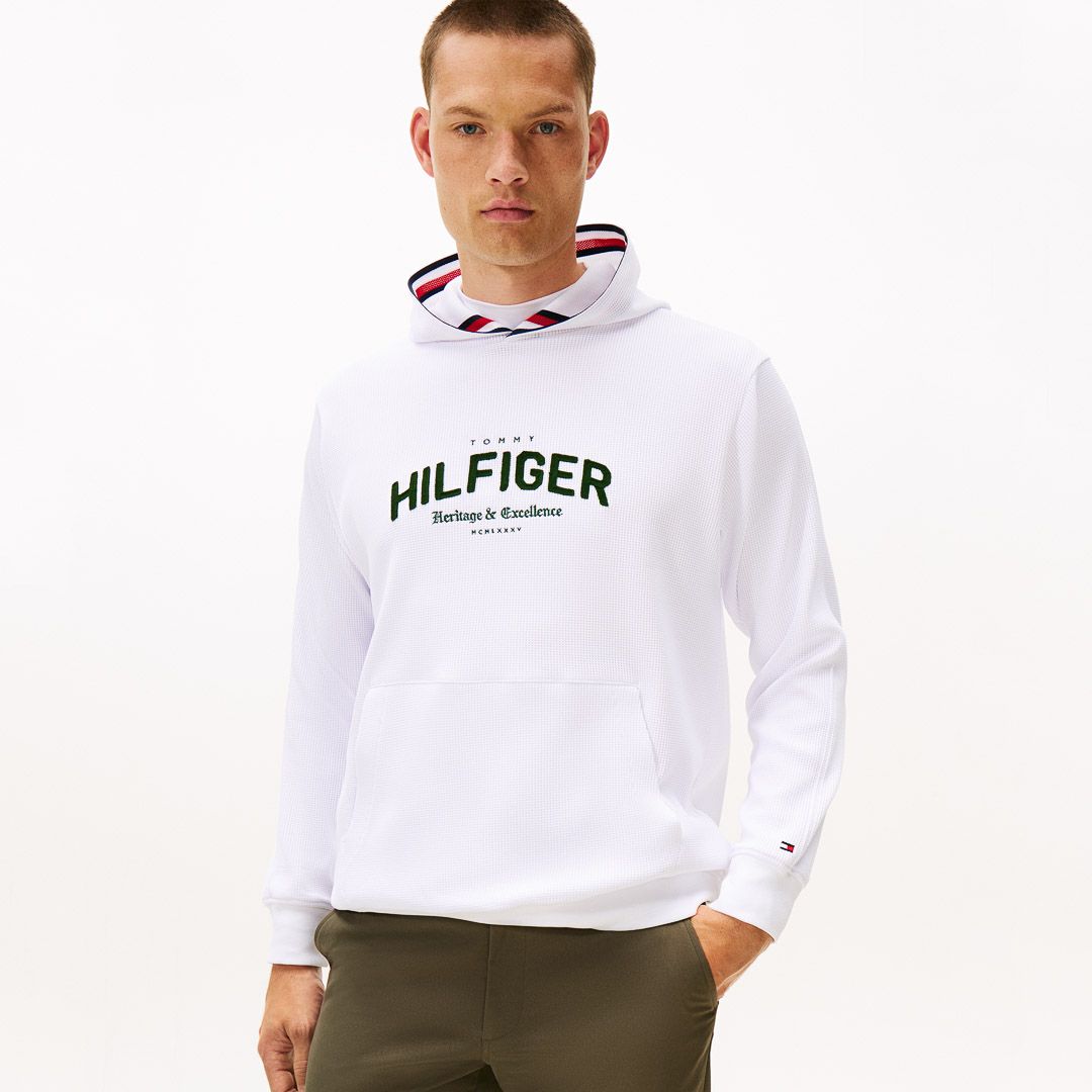 トミー ヒルフィガー ゴルフ Tommy Hilfiger Golf メンズ メンズ フロントロゴ スウェットフーディ- THMA551 詳細21