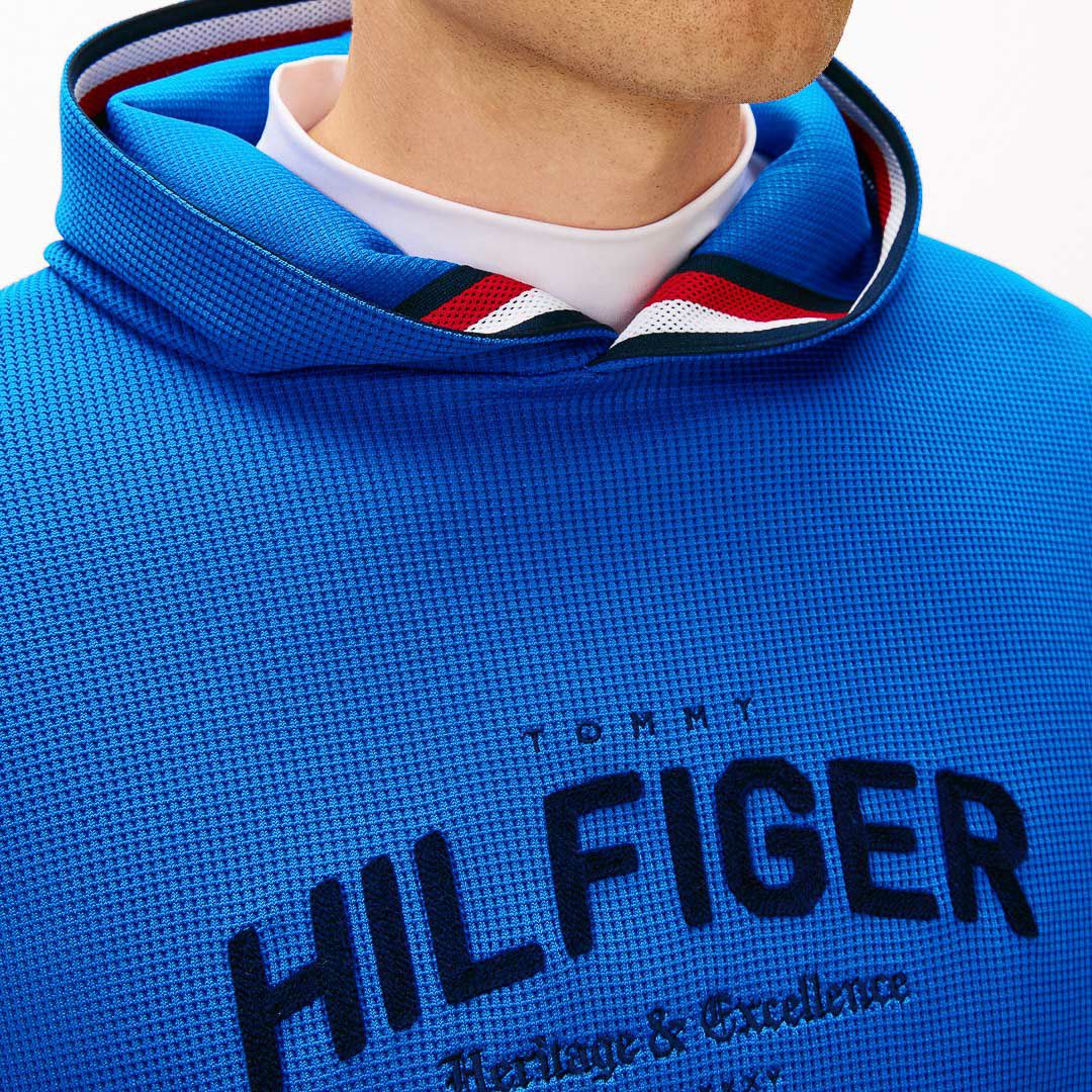 トミー ヒルフィガー ゴルフ Tommy Hilfiger Golf メンズ メンズ フロントロゴ スウェットフーディ- THMA551 詳細23
