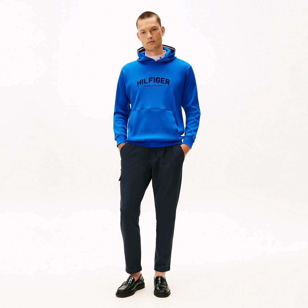 トミー ヒルフィガー ゴルフ Tommy Hilfiger Golf メンズ メンズ フロントロゴ スウェットフーディ- THMA551 詳細24