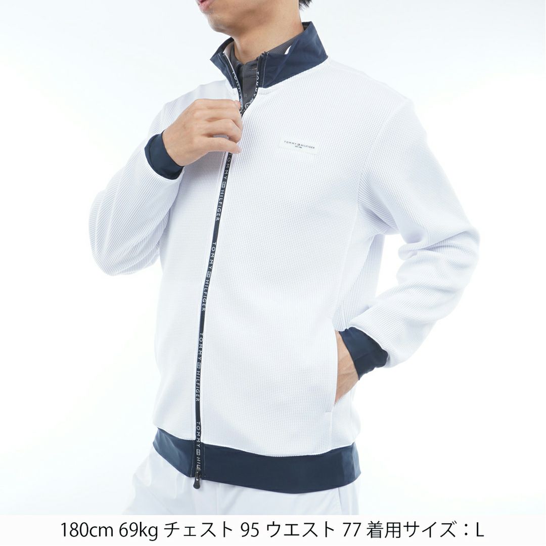 トミー ヒルフィガー ゴルフ Tommy Hilfiger Golf メンズ メンズ スウェットジャケット THMA552 詳細2