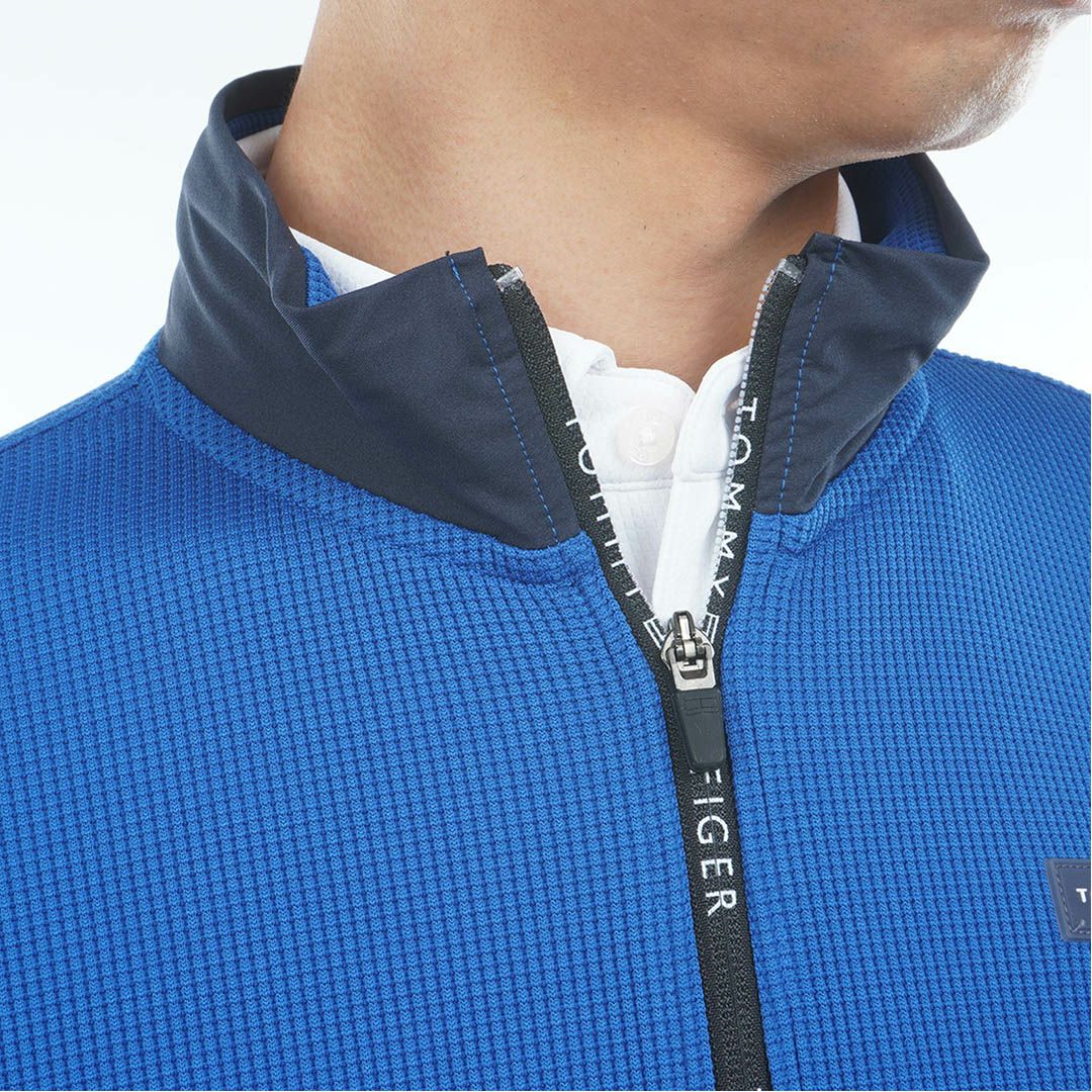 [トミーヒルフィガー]メンズ スウェットジャケット　ブルー