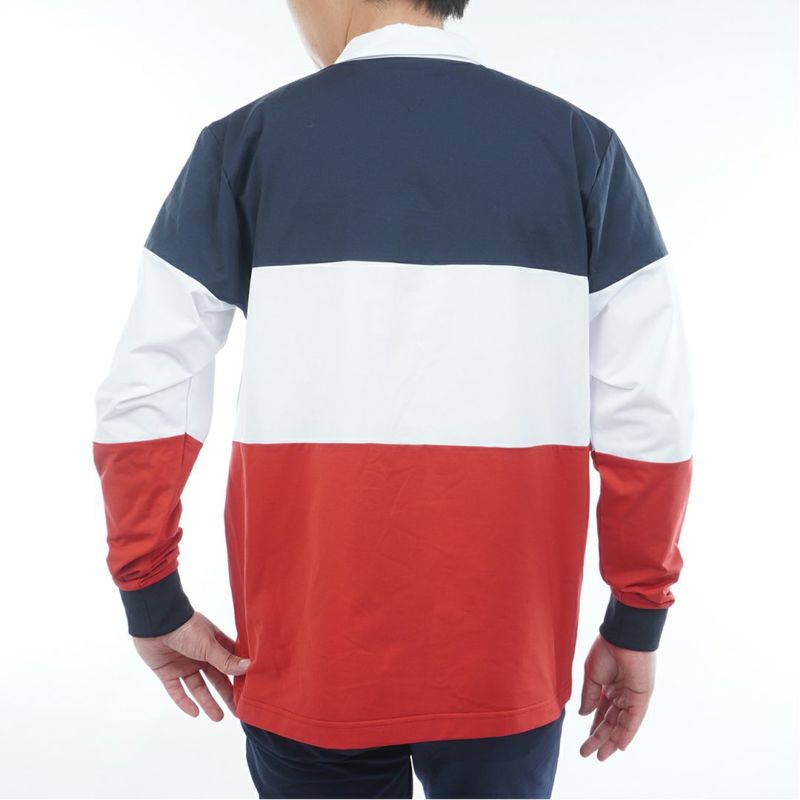 トミー ヒルフィガー ゴルフ Tommy Hilfiger Golf メンズ メンズ カラーブロック ラガーシャツ THMA553 詳細14