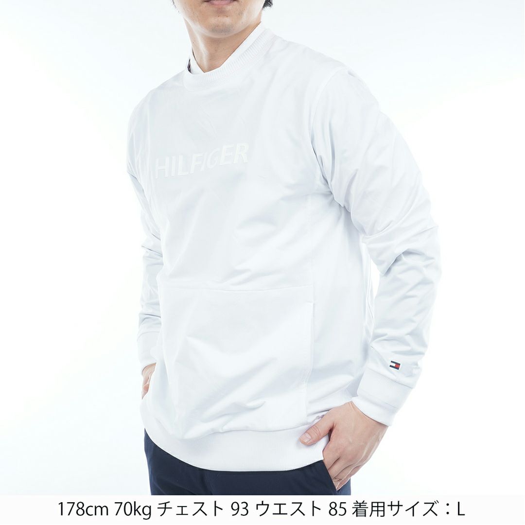 トミー ヒルフィガー ゴルフ Tommy Hilfiger Golf メンズ メンズ 防風 クルーネックスウェット THMA554 詳細2