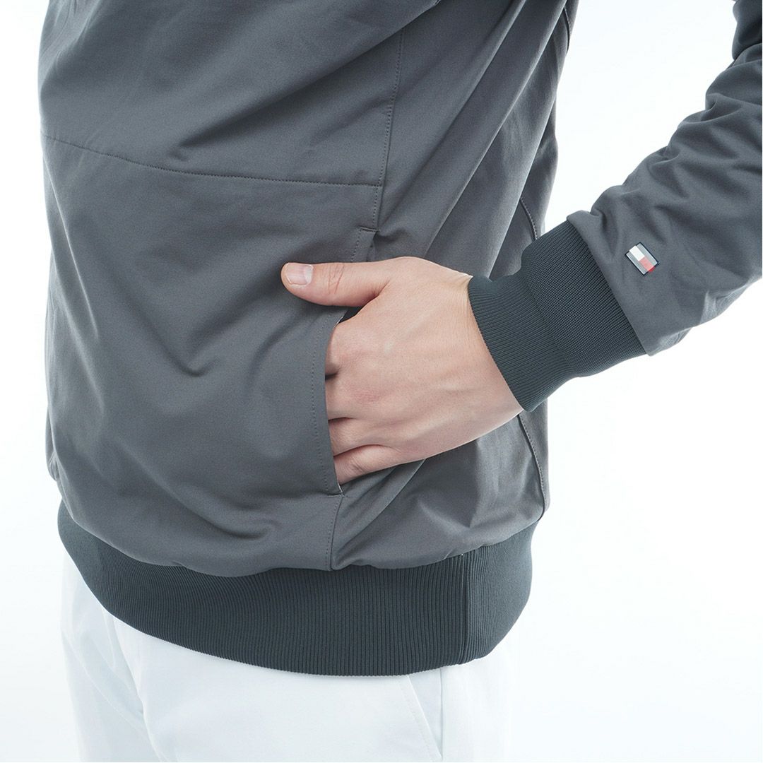 防風クルーネックスウェット【L寸】チャコールG トミーヒルフィガーthma554 30％OFF】[トミーヒルフィガー]メンズ 防風 クルーネックスウェット