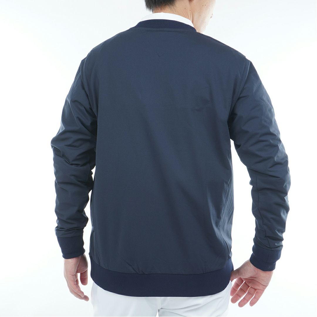 防風クルーネックスウェット【L寸】ブルー　トミーヒルフィガー　thma554 30％OFF】[トミーヒルフィガー]メンズ 防風 クルーネックスウェット