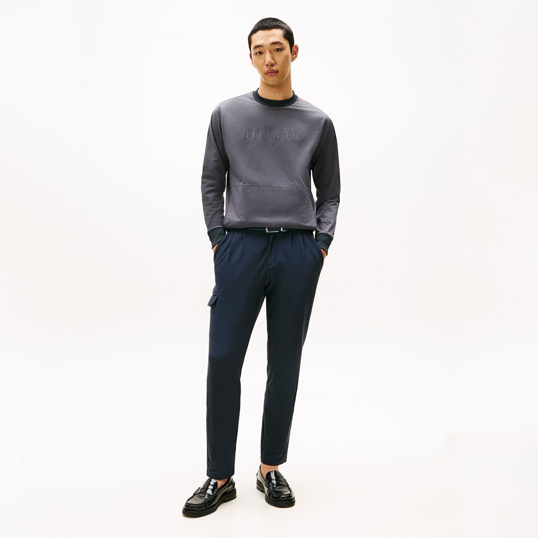 トミー ヒルフィガー ゴルフ Tommy Hilfiger Golf メンズ メンズ 防風 クルーネックスウェット THMA554 詳細23