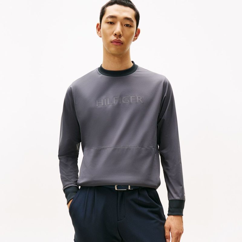 トミー ヒルフィガー ゴルフ Tommy Hilfiger Golf メンズ メンズ 防風 クルーネックスウェット THMA554 詳細24