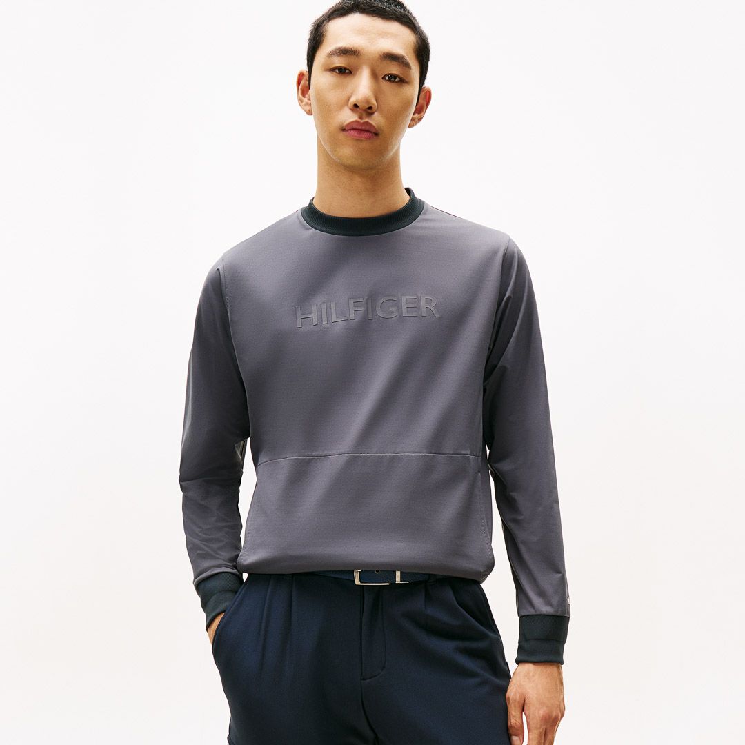 トミー ヒルフィガー ゴルフ Tommy Hilfiger Golf メンズ メンズ 防風 クルーネックスウェット THMA554 詳細24