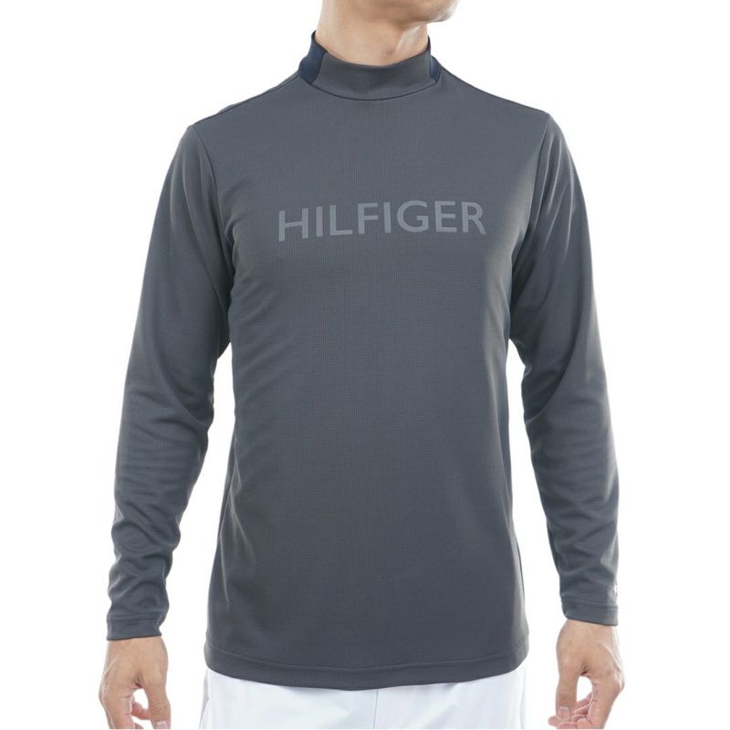 トミー ヒルフィガー ゴルフ Tommy Hilfiger Golf メンズ メンズ エンボス 長袖モックネックシャツ THMA555 詳細4