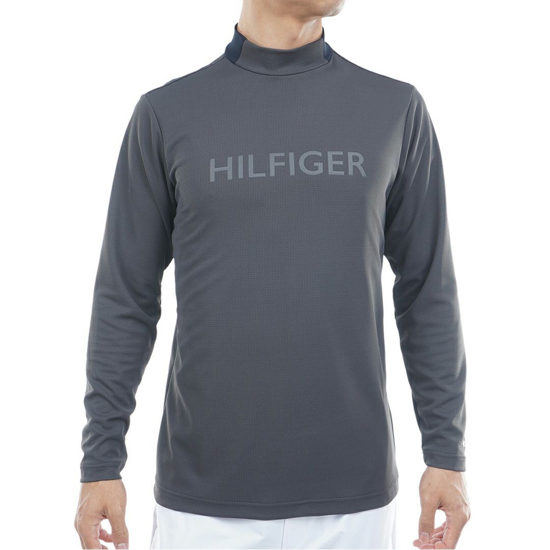 トミー ヒルフィガー ゴルフ Tommy Hilfiger Golf メンズ メンズ エンボス 長袖モックネックシャツ THMA555 詳細4