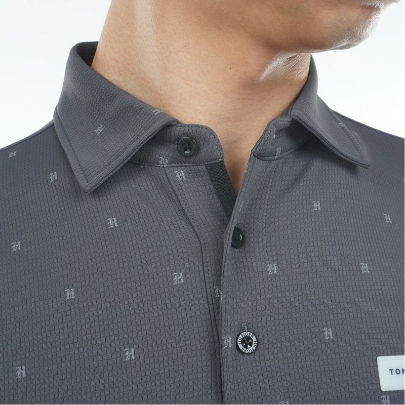 トミー ヒルフィガー ゴルフ Tommy Hilfiger Golf メンズ メンズ ロゴ長袖 台衿付きシャツ THMA556 詳細12