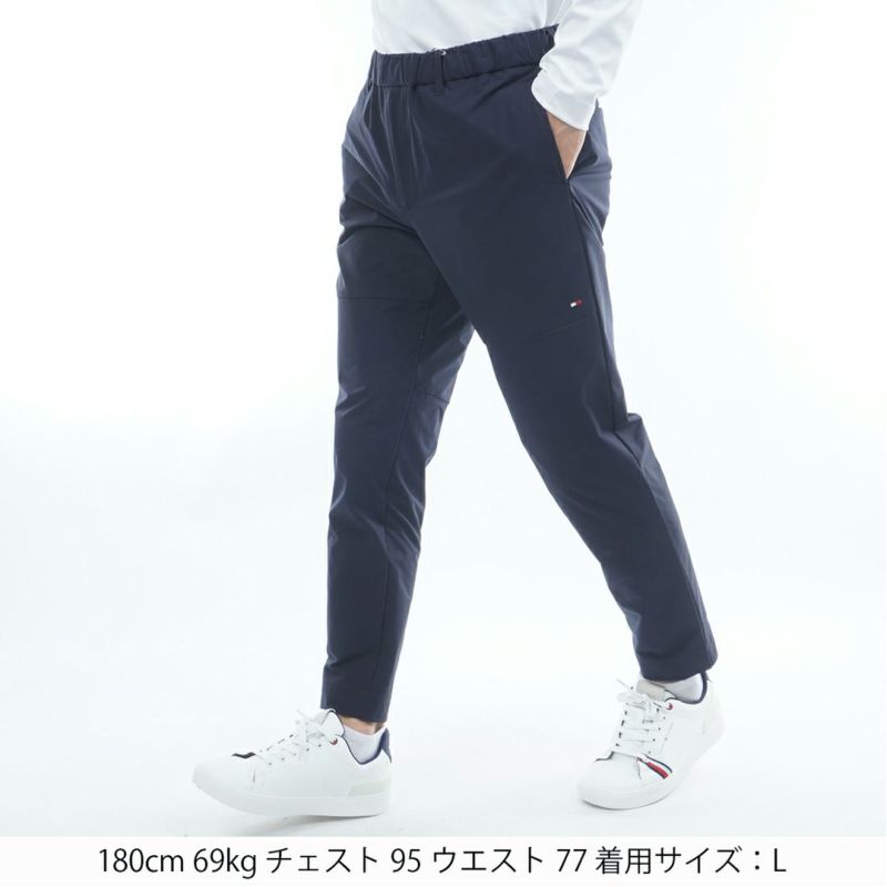 [トミーヒルフィガー]メンズ 撥水ジョガ-パンツ　ネイビー
