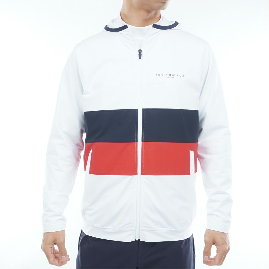 トミー ヒルフィガー ゴルフ Tommy Hilfiger Golf メンズ メンズ スウェット フーディージャケット THMA559 詳細1