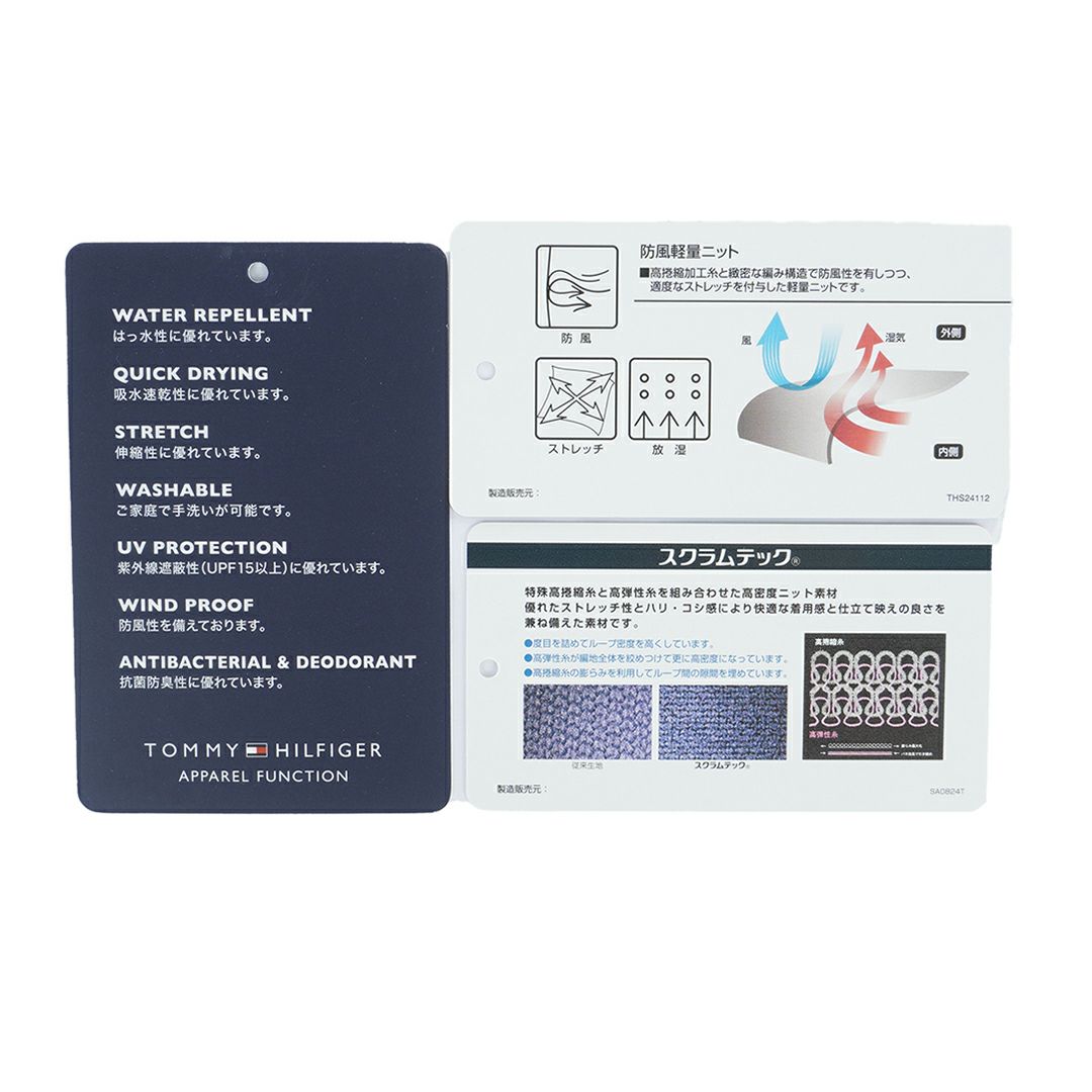トミー ヒルフィガー ゴルフ Tommy Hilfiger Golf メンズ メンズ スウェット フーディージャケット THMA559 詳細13
