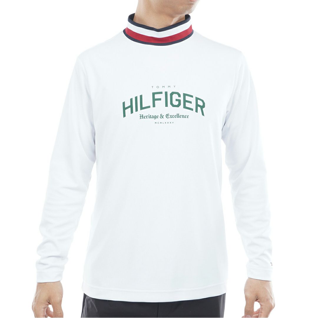 トミー ヒルフィガー ゴルフ Tommy Hilfiger Golf メンズ メンズ シグネチャーリブ 長袖シャツ THMA562 詳細1