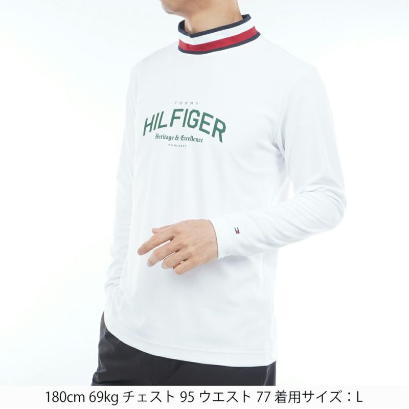トミー ヒルフィガー ゴルフ Tommy Hilfiger Golf メンズ メンズ シグネチャーリブ 長袖シャツ THMA562 詳細2