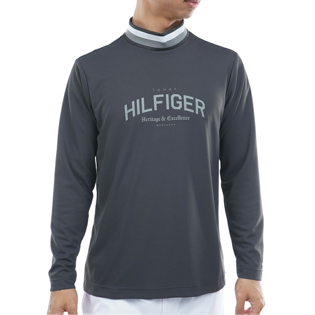 トミー ヒルフィガー ゴルフ(  GOLF)ゴルフウェア 吸水速乾 シグネチャーリブ 長袖シャツ T… 30％OFF】[トミーヒルフィガー]メンズ シグネチャーリブ 長袖シャツ