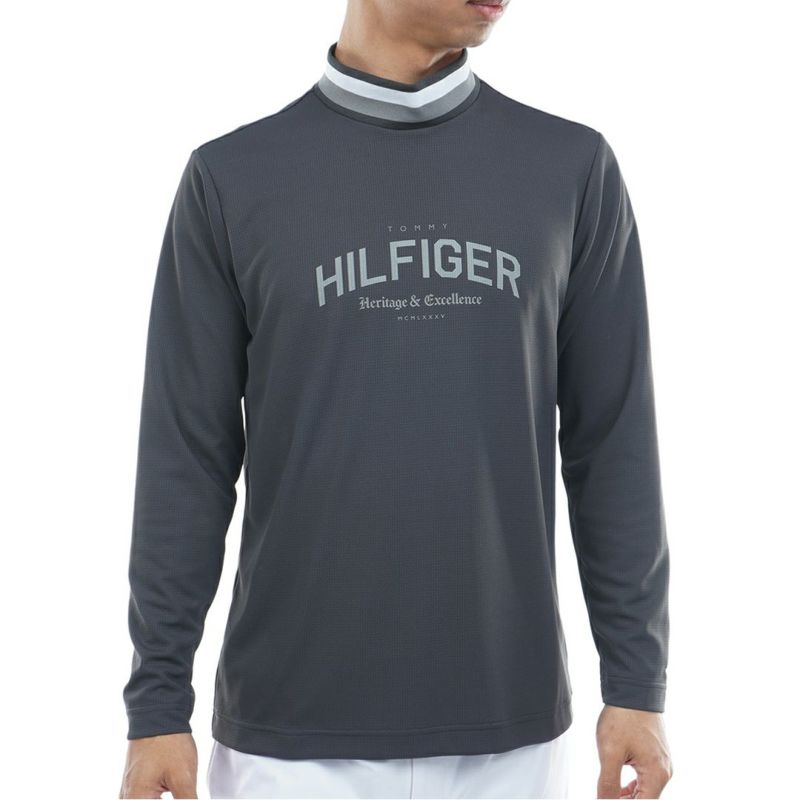トミー ヒルフィガー ゴルフ Tommy Hilfiger Golf メンズ メンズ シグネチャーリブ 長袖シャツ THMA562 詳細4