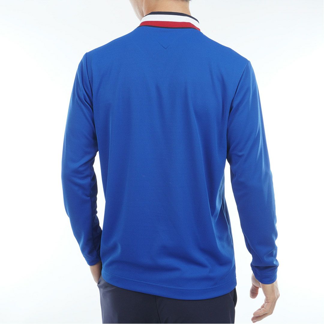 シグネチャーリブ 長袖シャツ【L寸】ホワイト　トミーヒルフィガー thma562 30％OFF】[トミーヒルフィガー]メンズ シグネチャーリブ 長袖シャツ