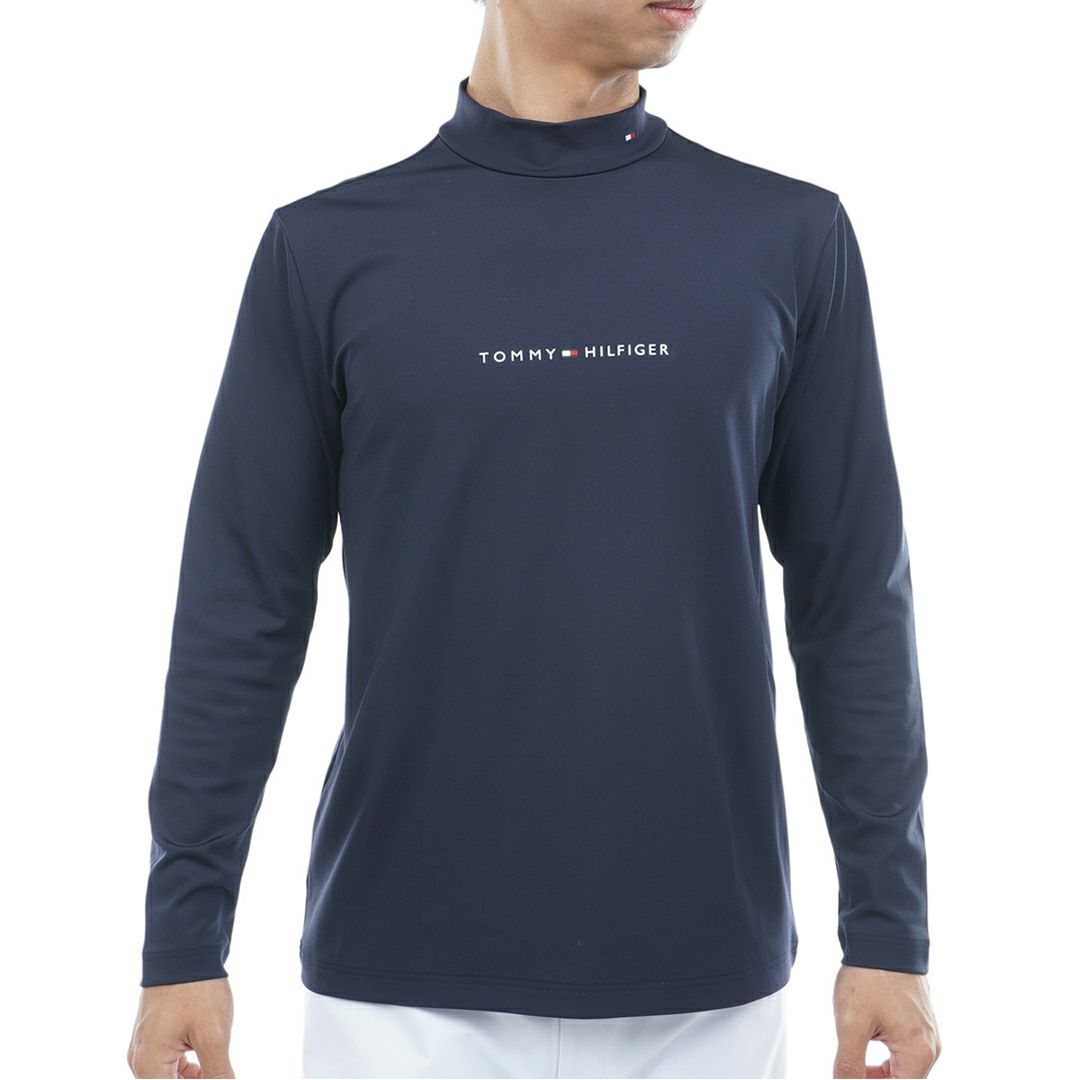 トミー ヒルフィガー ゴルフ Tommy Hilfiger Golf メンズ メンズ ベア天 長袖モックネックシャツ THMA563 詳細4
