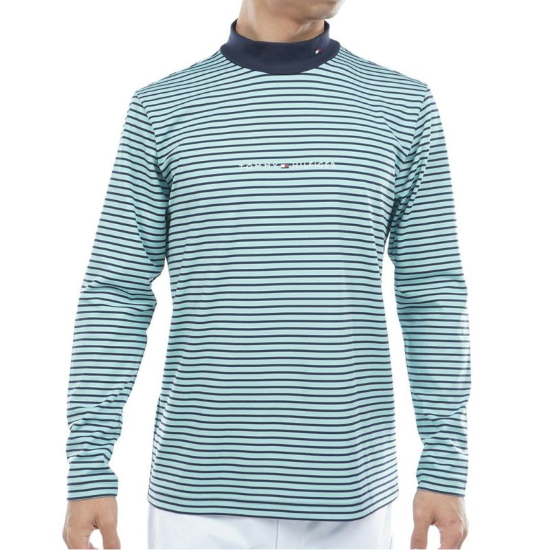 トミー ヒルフィガー ゴルフ Tommy Hilfiger Golf メンズ メンズ ベア天 長袖モックネックシャツ THMA563 詳細7