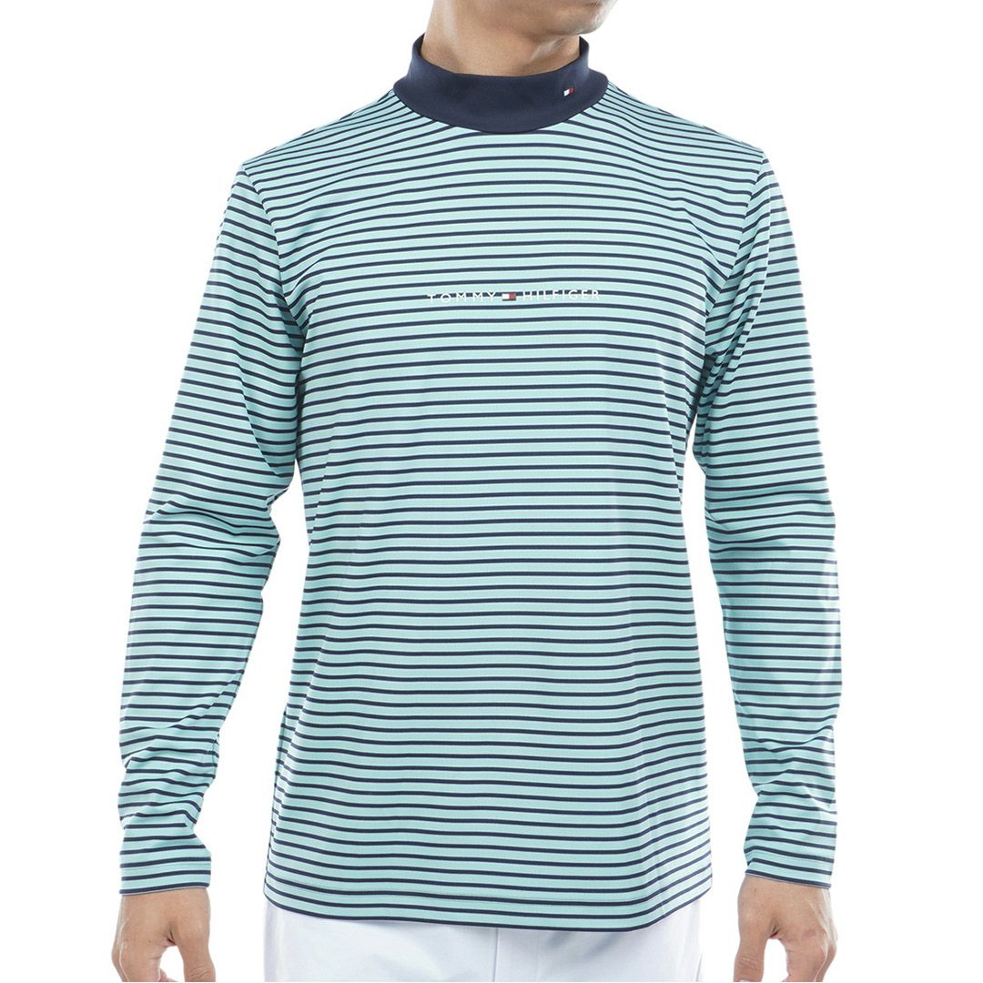 トミー ヒルフィガー ゴルフ Tommy Hilfiger Golf メンズ メンズ ベア天 長袖モックネックシャツ THMA563 詳細7