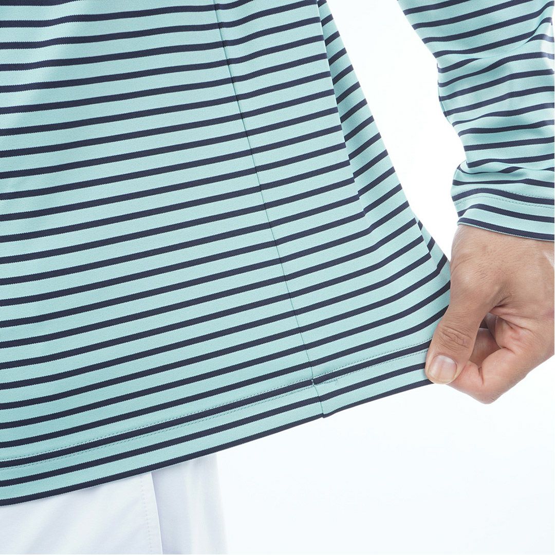 トミー ヒルフィガー ゴルフ Tommy Hilfiger Golf メンズ メンズ ベア天 長袖モックネックシャツ THMA563 詳細12