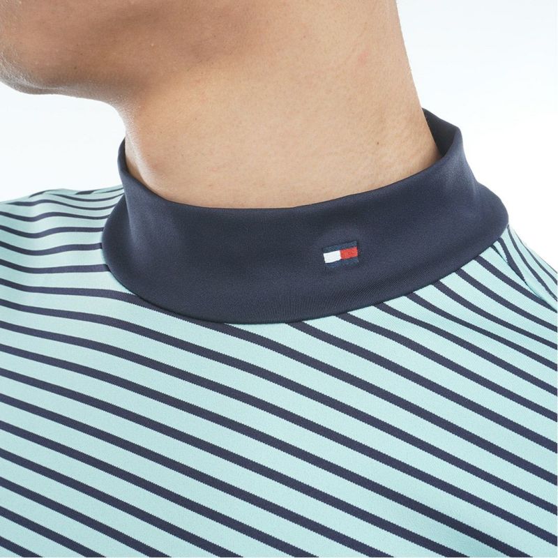 トミー ヒルフィガー ゴルフ Tommy Hilfiger Golf メンズ メンズ ベア天 長袖モックネックシャツ THMA563 詳細13