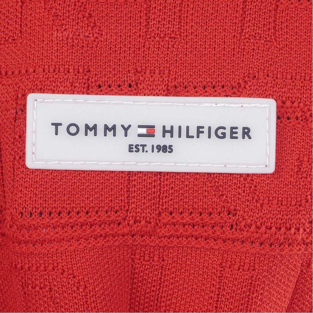 トミー ヒルフィガー ゴルフ Tommy Hilfiger Golf メンズ メンズ ロゴジャガード クル-ネックニット THMA564 詳細17