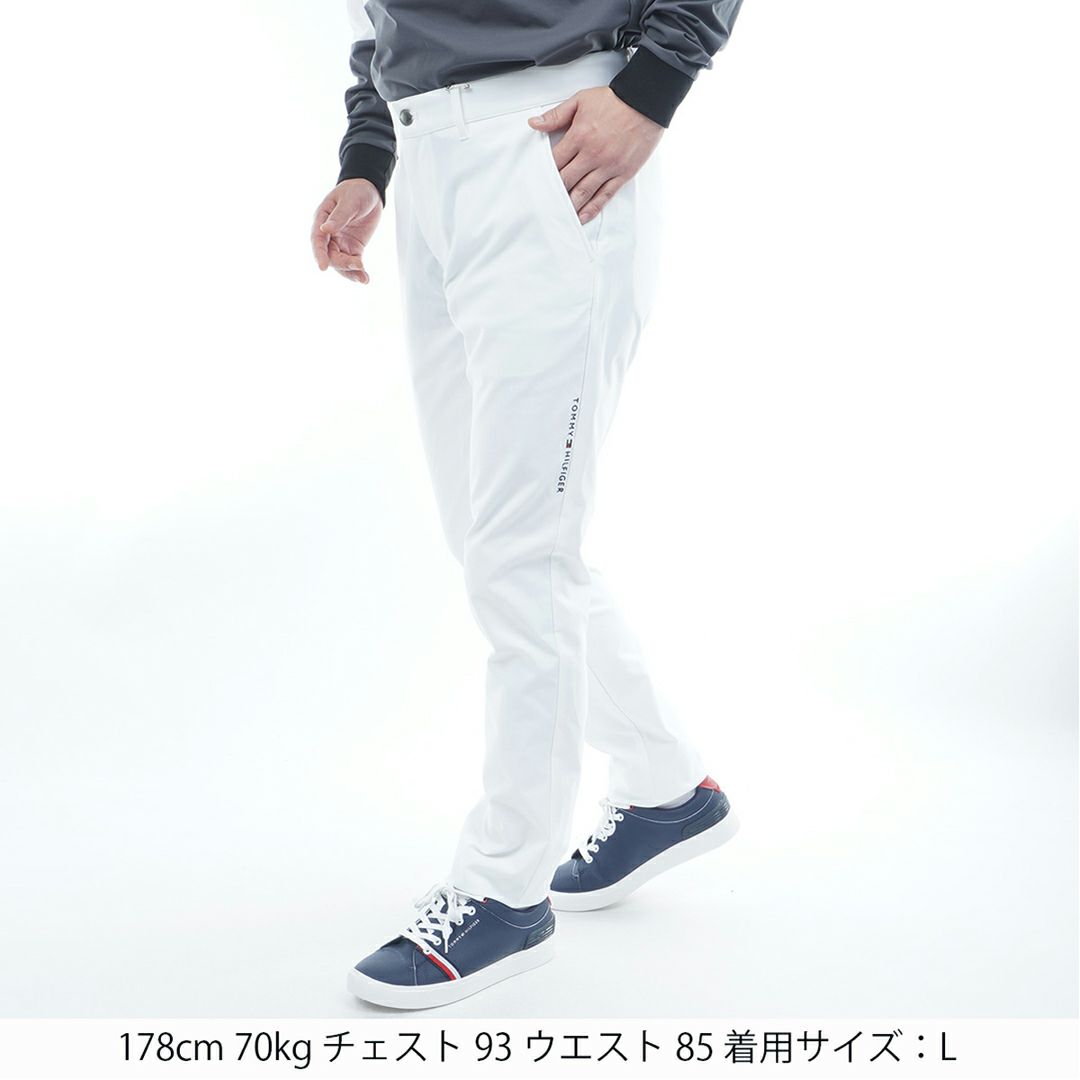 トミーヒルフィガー ゴルフパンツ ホワイト XSYMA231 トミーヒルフィガー ゴルフパンツ ホワイト XSYMA231 トミー