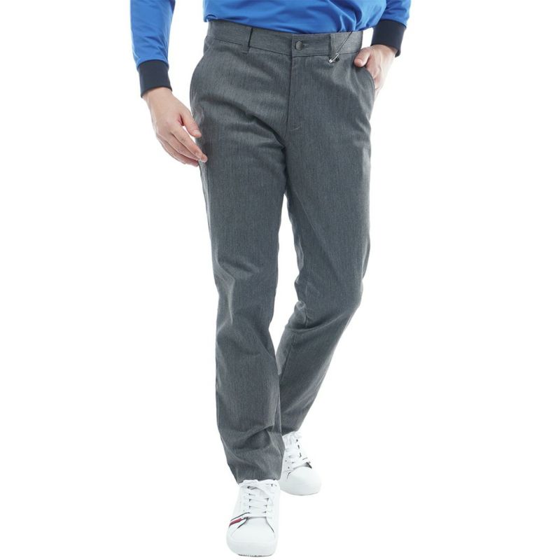 [トミーヒルフィガー]メンズ ベーシック テーパードパンツ　グレー