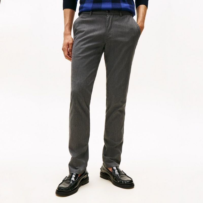 [トミーヒルフィガー]メンズ ベーシック テーパードパンツ