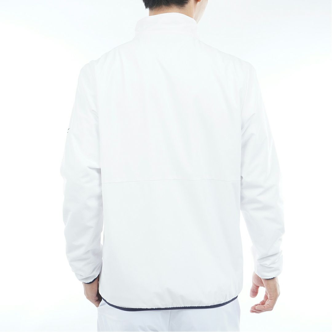 [トミーヒルフィガー]メンズ カラーブロック ウインドジャケット　ホワイト