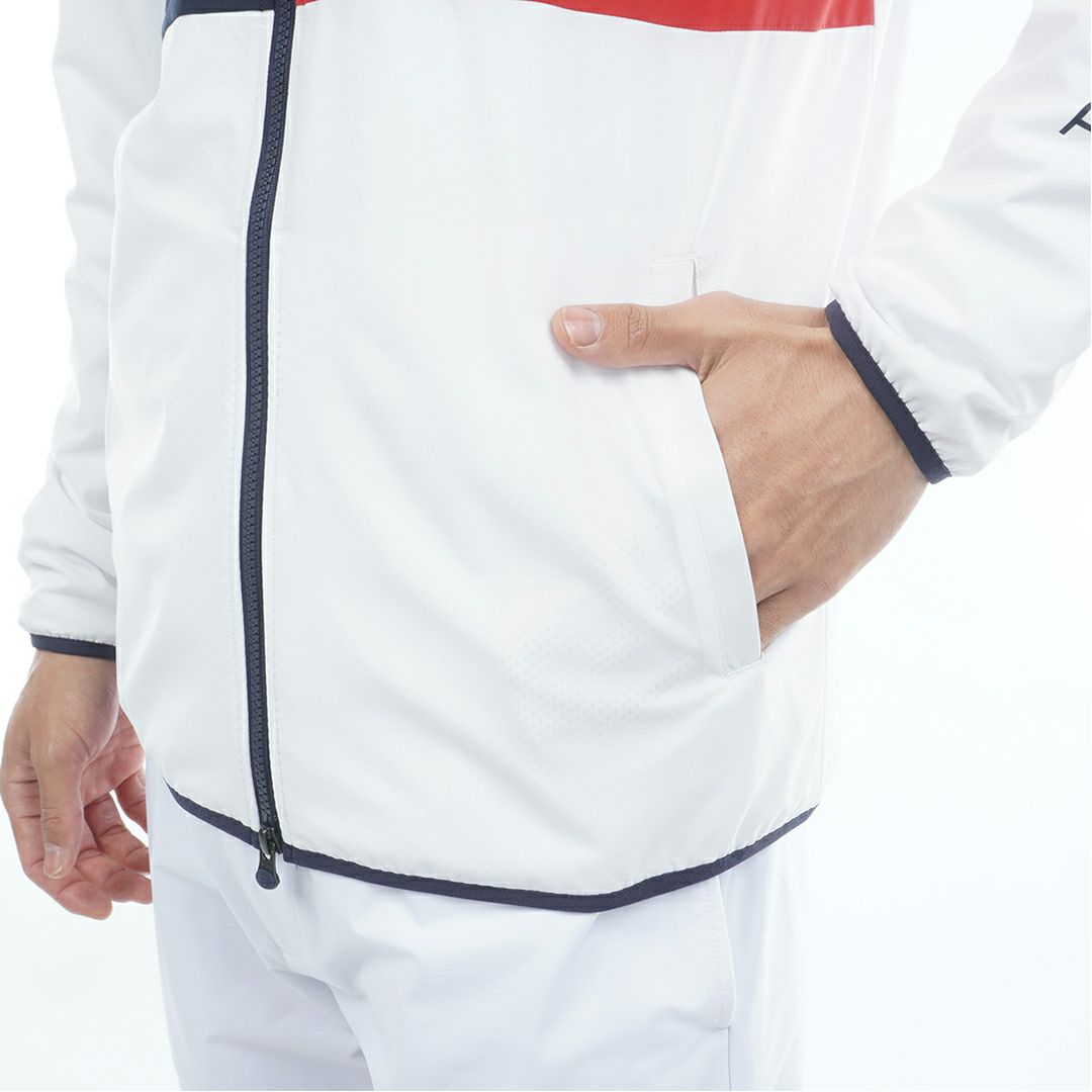 トミー ヒルフィガー ゴルフ Tommy Hilfiger Golf メンズ メンズ カラーブロック ウインドジャケット THMA567 詳細6