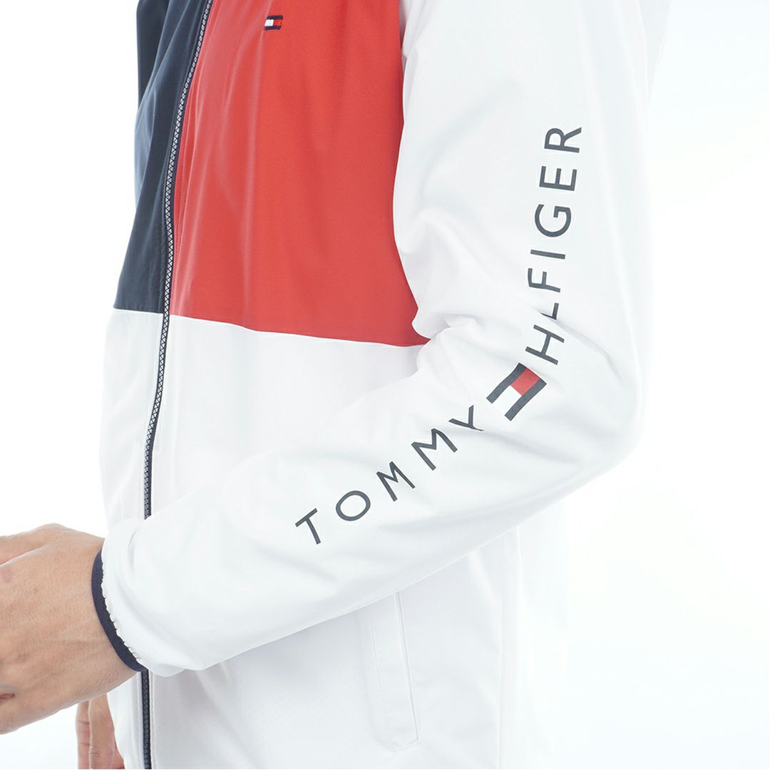 トミー ヒルフィガー ゴルフ Tommy Hilfiger Golf メンズ メンズ カラーブロック ウインドジャケット THMA567 詳細7