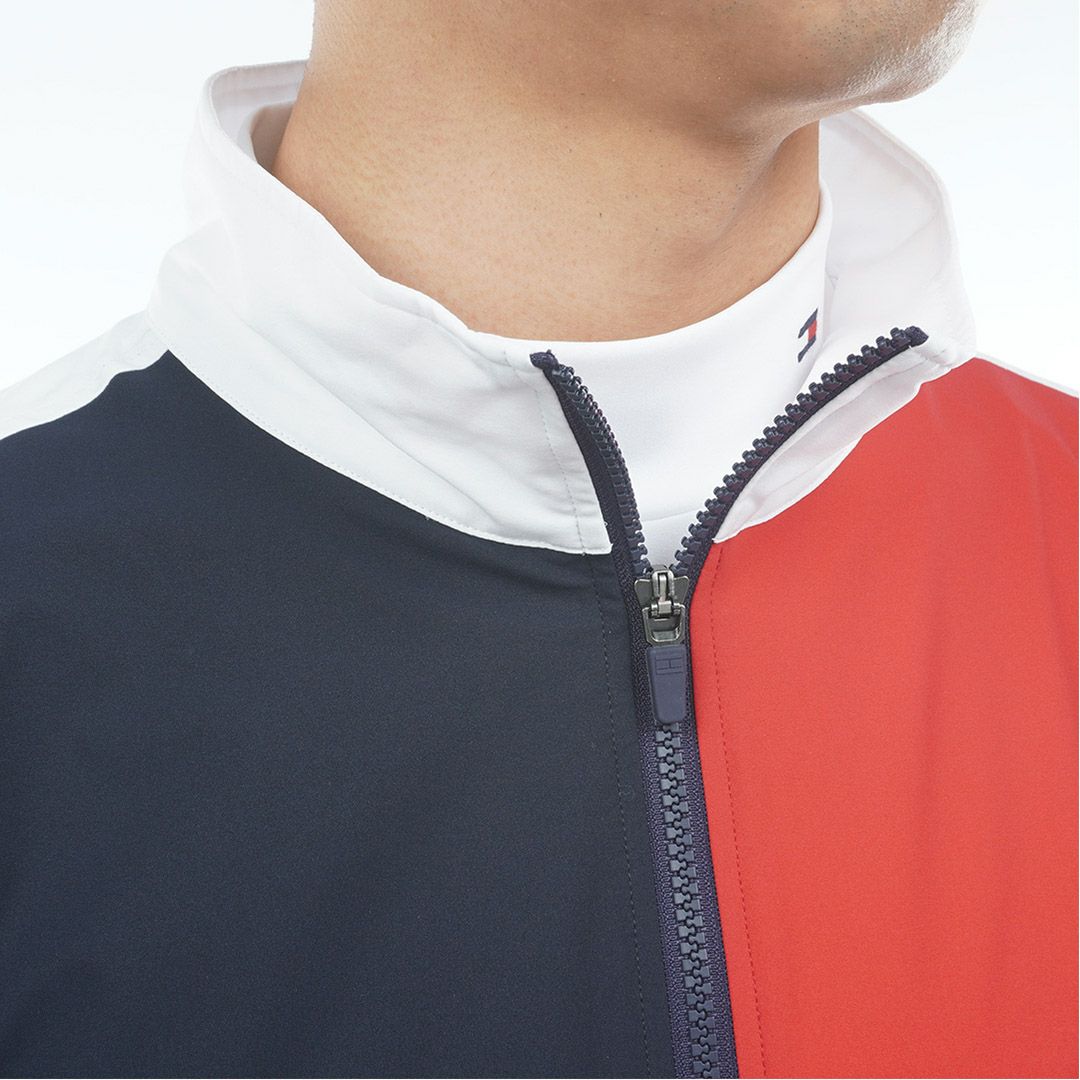 トミー ヒルフィガー ゴルフ Tommy Hilfiger Golf メンズ メンズ カラーブロック ウインドジャケット THMA567 詳細8