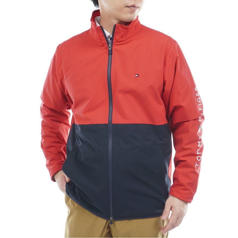 トミー ヒルフィガー ゴルフ Tommy Hilfiger Golf メンズ メンズ カラーブロック ウインドジャケット THMA567 詳細15