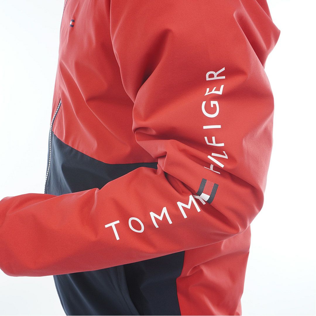 トミー ヒルフィガー ゴルフ Tommy Hilfiger Golf メンズ メンズ カラーブロック ウインドジャケット THMA567 詳細21