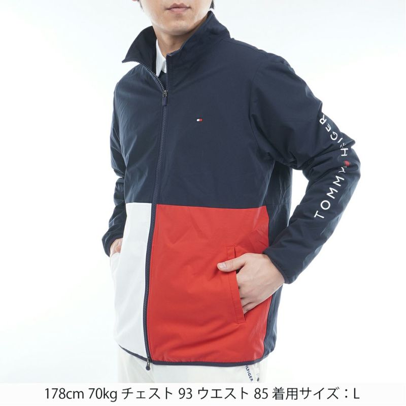 トミー ヒルフィガー ゴルフ Tommy Hilfiger Golf メンズ メンズ カラーブロック ウインドジャケット THMA567 詳細27