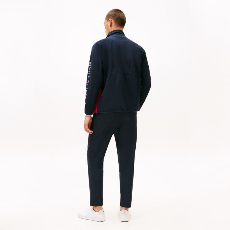 トミー ヒルフィガー ゴルフ Tommy Hilfiger Golf メンズ メンズ カラーブロック ウインドジャケット THMA567 詳細30