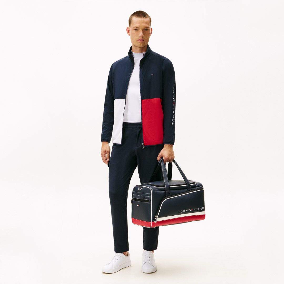 [トミーヒルフィガー]メンズ カラーブロック ウインドジャケット