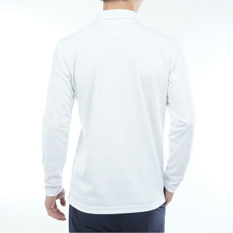 トミー ヒルフィガー ゴルフ Tommy Hilfiger Golf メンズ メンズ ロゴジャガ-ド 長袖台衿付きシャツ THMA568 詳細3
