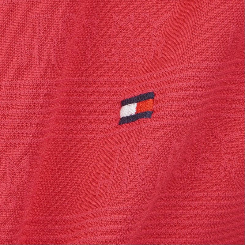 トミー ヒルフィガー ゴルフ Tommy Hilfiger Golf メンズ メンズ ロゴジャガ-ド 長袖台衿付きシャツ THMA568 詳細17