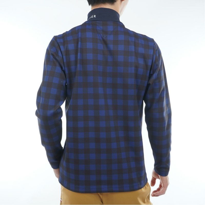 トミー ヒルフィガー ゴルフ Tommy Hilfiger Golf メンズ メンズ チェック柄 長袖ハイネックシャツ THMA569 詳細7
